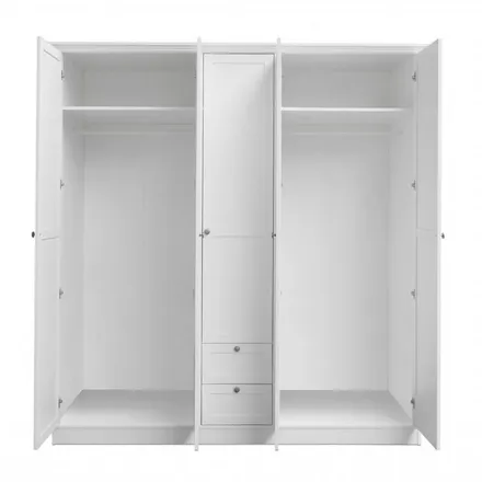 Riidekapp Landwood 5u2s valge