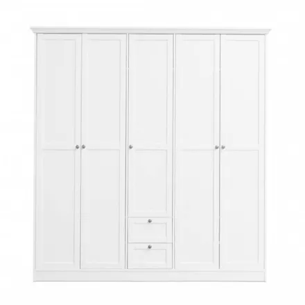 Riidekapp Landwood 5u2s valge