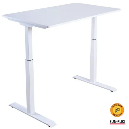 Reguleeritav arvutilaud Sun-Flex Elite 120x60 valge