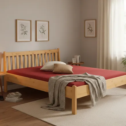 Voodi Bella 160x200 lakitud mänd