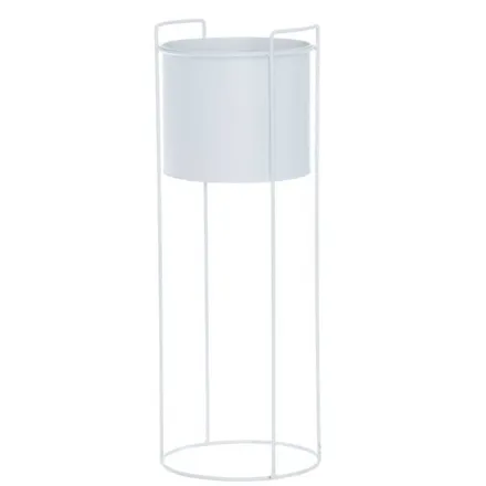 Lillepoti alus Round H50 cm valge