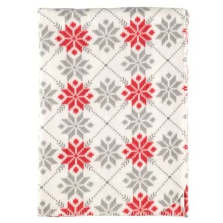 Pleed Dolly punane/valge 150x200