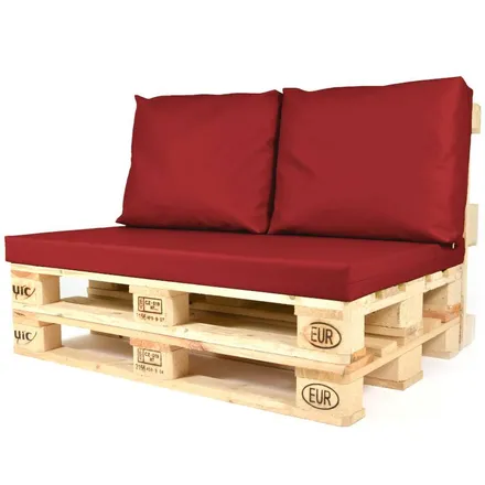 Euroaluse seljatoepadjad Original 50x60 punane 2tk