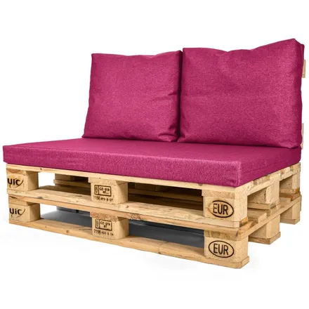 Euroaluse seljatoepadjad Style 50x60 fuksiaroosa 2tk