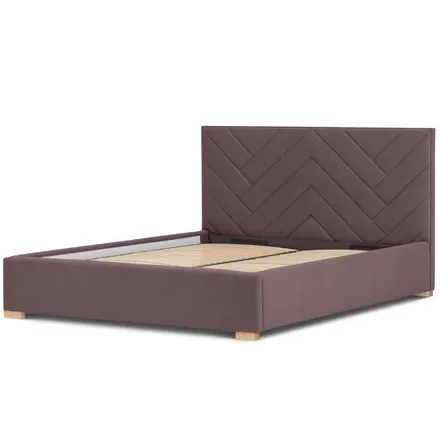 Pesukastiga voodi Babine 160x200 pruun Caldo 05
