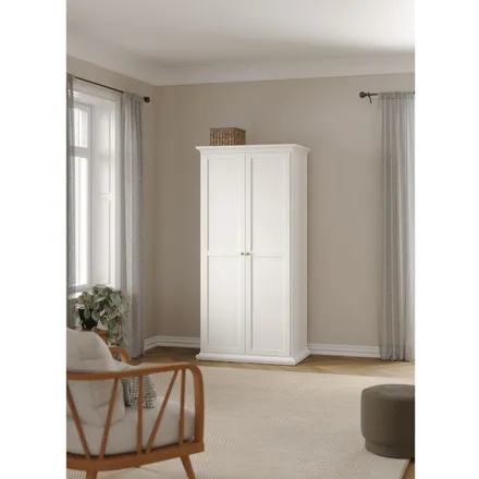 Riidekapp Paris 2u valge