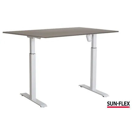 Reguleeritav töölaud Sun-Flex Adapt II 160x80 valge/hall