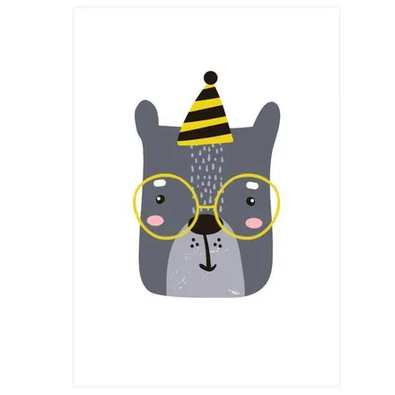 Poster Bear 21x30 hall
