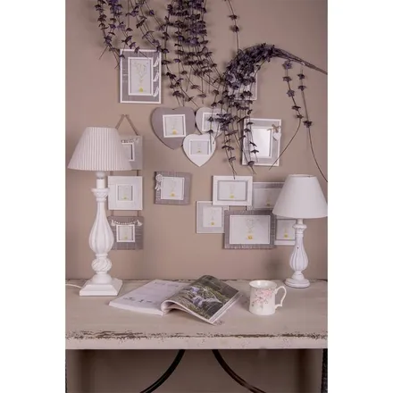 Lambikuppel White D26 valge/beež