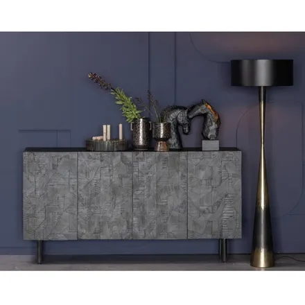 WOOOD Vaas Bombay Can pruun