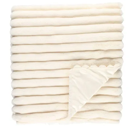Pleed Mimosa 127x152 cm valge
