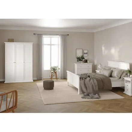 Riidekapp Paris 3u valge