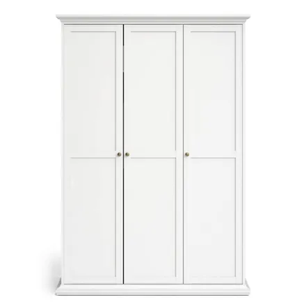 Riidekapp Paris 3u valge