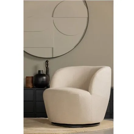 WOOOD pöörlev tugitool Serra off white