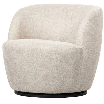 WOOOD pöörlev tugitool Serra off white