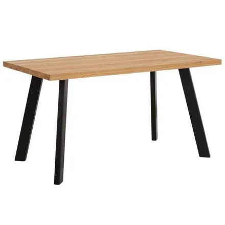 Söögilaud Iida-Lux 160x90 õlitatud tamm/must