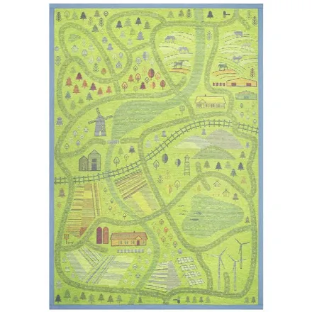 Vaip Ülejõe smartWeave® 100x160 sinine/roheline