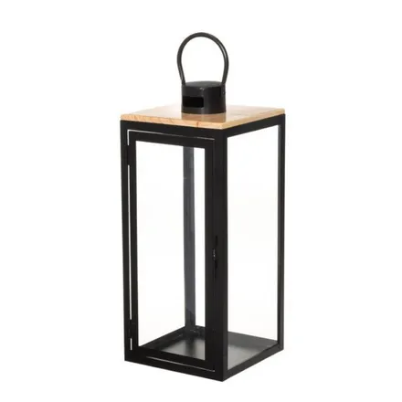 Latern Black Wood H39 must