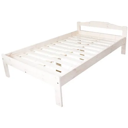 Voodi Tambet 120x200 valge mänd