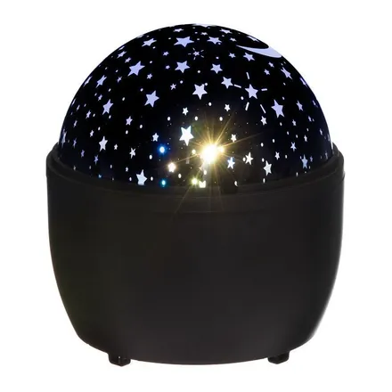Tähistaeva öölamp must