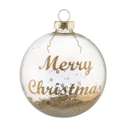 Jõuluehe Merry Christmas 3tk D8 kuldne