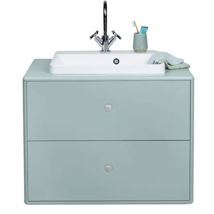 Tenzo valamukapp+valamu Color Bath salveiroheline