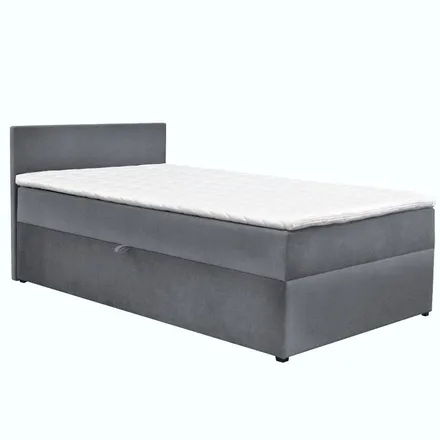 Pesukastiga kontinentaalvoodi Clara pocket 90x200 hall
