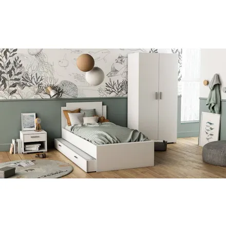 Voodi Life 90x190/200 valge