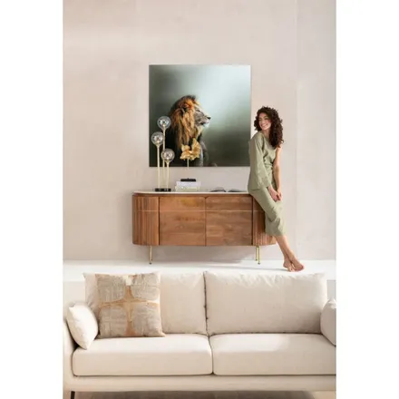 Klaaspilt Lion King 100x100