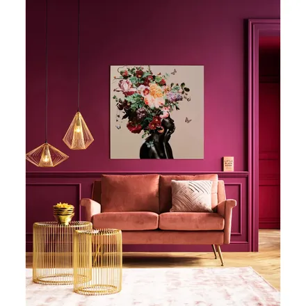 Klaaspilt Bouquet Beauty 100x100