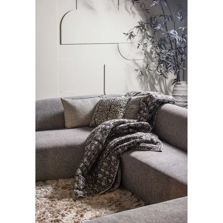 WOOOD Dekoratiivpadi Steep 45x45 valge/must