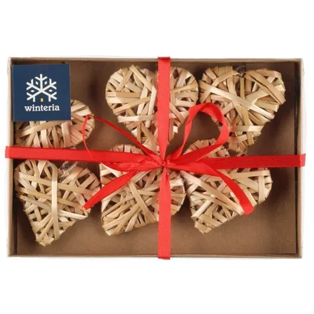 Jõuluehted Winteria 6tk pruun