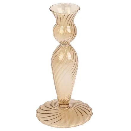 Antiikküünlahoidja Swirl H17 helepruun