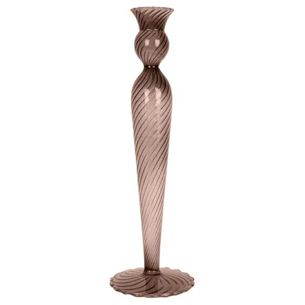 Antiikküünlahoidja Swirl L H26.5 pruun