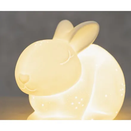 Meeleoluvalgusti Bunny valge
