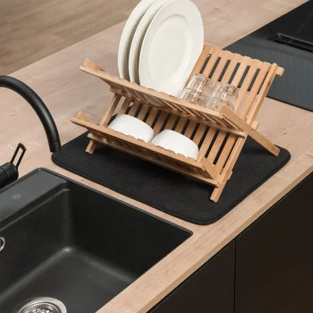 Nõudekuivatusmatt Maku 39x50 must