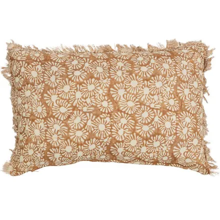 WOOOD Dekoratiivpadi Blossom 60x40 pruun/valge