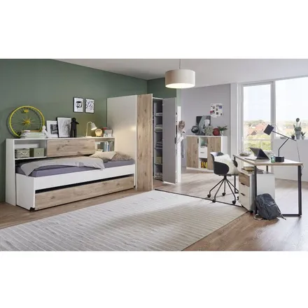 Sahtliboks Norderney 3s valge/viiking tamm