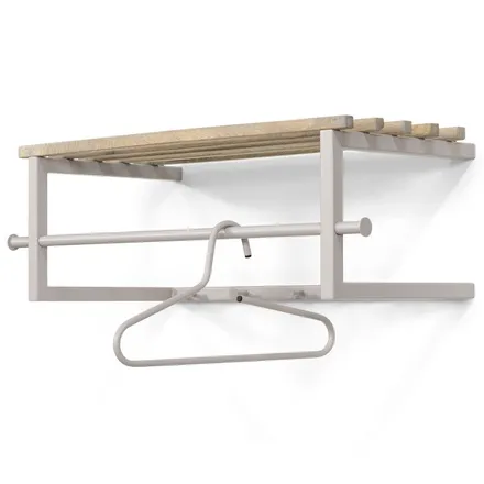Spinder Design seinanagi/mütsiriiul Marco taupe/tamm