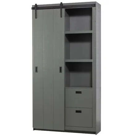 WOOOD Kapp Slide Barn 1u rohekashall