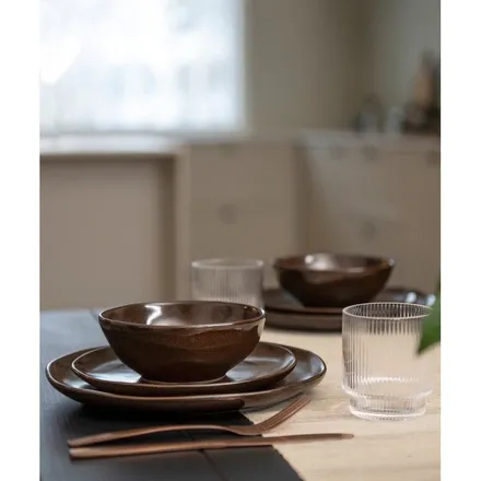 Taldrik Maku Brown D26 pruun