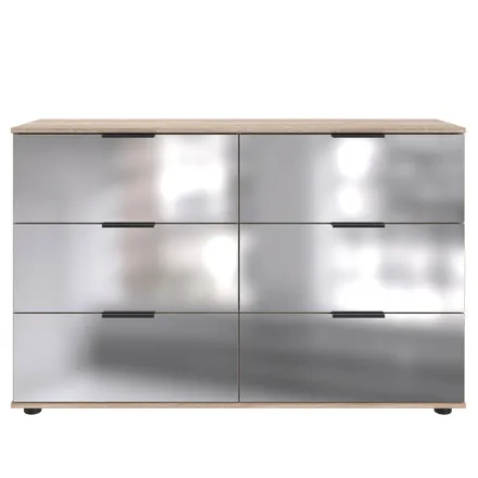 Kummut Easy Plus Black C 6s tamm/peegel