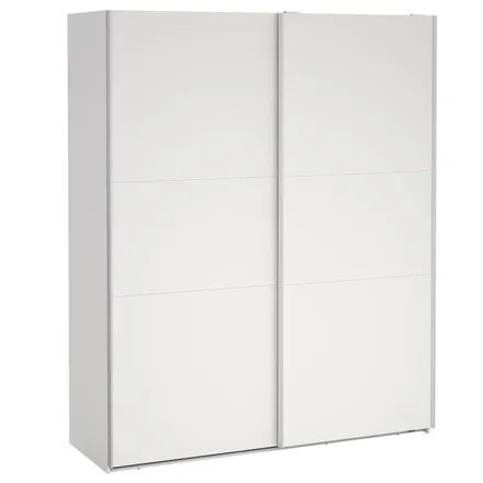 Lükandustega riidekapp Como 2lu valge