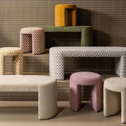 WOOOD pink Jacob beež/valge