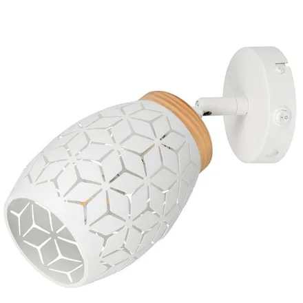 Seinalamp Bidar valge