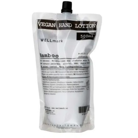 WELLmark kätekreemi täide 500ml Bamboo