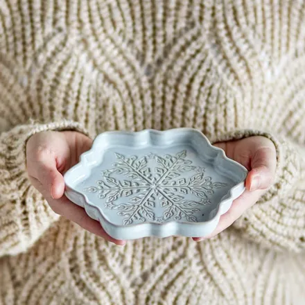 Bloomingville alus Winter valge