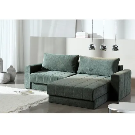 Innovation diivanvoodi Akello Lounger käetugedega 160 roheline