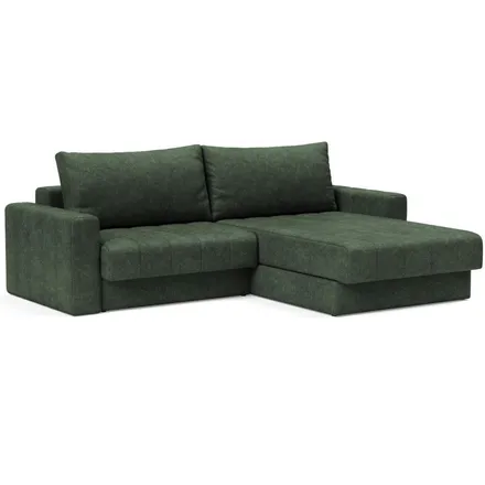 Innovation diivanvoodi Akello Lounger käetugedega 160 roheline