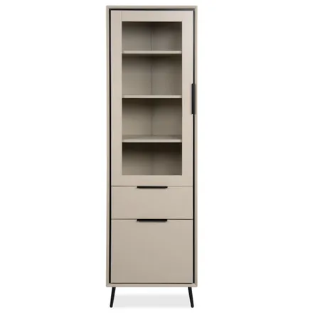 Vitriinkapp Arona 1u1s capuccino/must